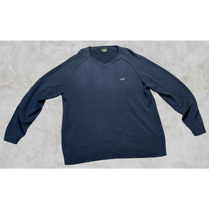 Polo Jeans Co Ralph Lauren Cotton Navy Blue Pull Over Sweater Mens XL Vintage